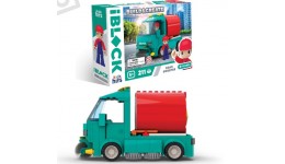 Конструктор Kids hits IBLOCK JUNIOR KH17/005/3 211дет.  Прибиральник доріг в кор.24х16х6см