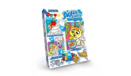 Водна розмальовка AQUA Painter 08 Кошеня (4 картинки+блискуча мозаїка) (у) (18) TM Danko Toys