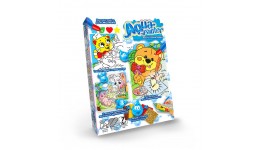 Водна розмальовка AQUA Painter 07 Ведмедик (4картинки+блиск. мозаїка)(18)TM Danko Toys