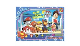 Пазли G-Toys   70 елем Paw Patrol (Щенячий патруль) 857  19*13 5*3 5 см  в коробці+плакат