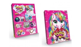 Гра бродилка+набір для творчості  Pony Land 7 в 1  PL-01-01U розмір 27*37*5.6 см ТМ Danko Toys