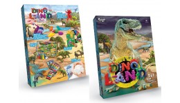 Гра бродилка +набір для творчості  Dino Land 7 в 1  DL-01-01U 27*37*5.6 см ТМ Danko Toys (1/5)