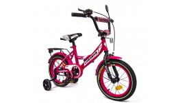 Велосипед 2-х колісний 14 241401 Like2bike Sky Рожевий  рама сталь дзвінок ручне гальмо