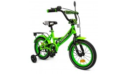 Велосипед 2-х колісний 14  241403 Like2bike Sky Зелений рама сталь дзвінок ручне гальмо