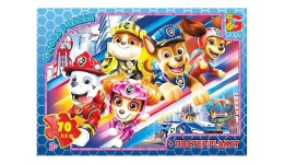 Пазли G-Toys   70 елем  Paw Patrol  (Цуценячий патруль) в коробці 19х13 см