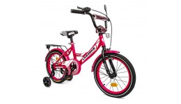 Велосипед 2-х колісний 16 241601 Like2bike Sky Рожевий  рама сталь дзвінок ручне гальмо