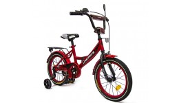 Велосипед 2-х колісний 16 241604 Like2bike Sky Червоний рама сталь дзвінок ручне гальмо