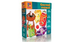 Гра настільна Міні-розвивашка 1804-41 сортер  Смачний урожай (укр) ТМ Vladi Toys