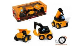 Набір авто  Little Builder  будівельна техніка 39980 3 шт.в коробці  27х11.8 см Tigres