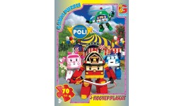 Пазли G-Toys   70 елем Робокар Поллі 67434  19*13 5*3 5 см  в коробці+плакат