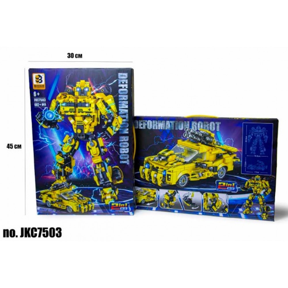 Конструктор Transformers 2в1 JKS7503 в коробці р.45х30см