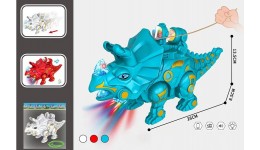 Іграшка музична  Динозавр 5965 3 кольори мікс  світ.  пакет. 26*8 5*13 5см
