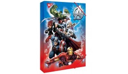 Папка для праці YES 491905 А4 картонна  Marvel.Avengers  на гумці (1/)