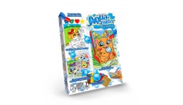 Водна розмальовка AQUA Painter 09 Кошеня (4 картинки+блискуча мозаїка) (у) (18)TM Danko Toys