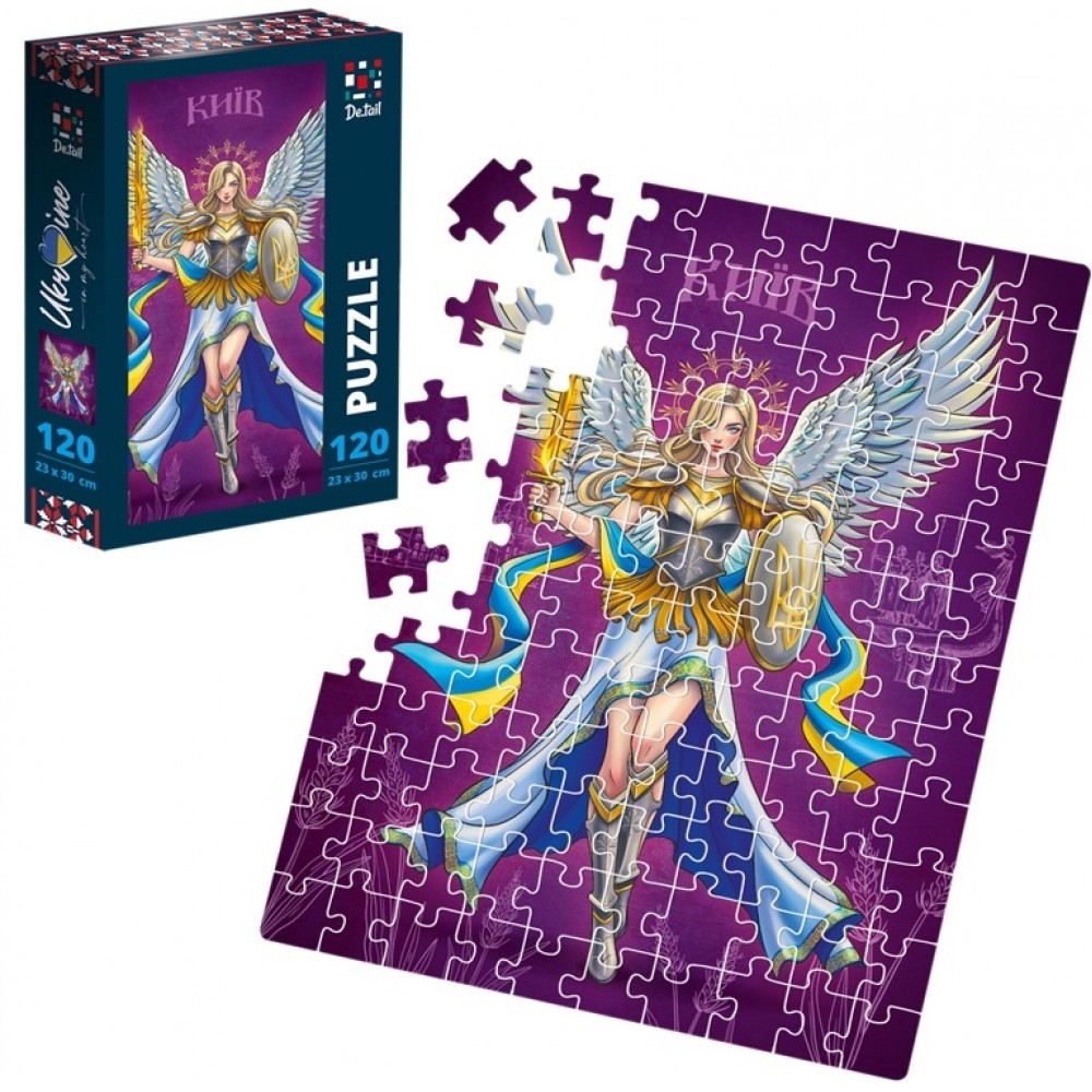 Пазли Vladi Toys  120 ел. Київ Puzzle  Kyiv  DT100-17 розмір пазла 23х30 см + постер