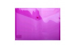 Папка-конверт А4 на кнопці BUROMAX 3926-10 рожевий (6 шт. в упаковці)/120