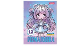 Розмальовка А4 1Вересня  Anime baby girls   12 стор. м`яка палітурка