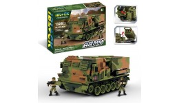 Конструктор IBLOCK PL-921-506 Армія M270 MLRS 1328 дет. 2 фігурки  в коробці 63.5*43*9см