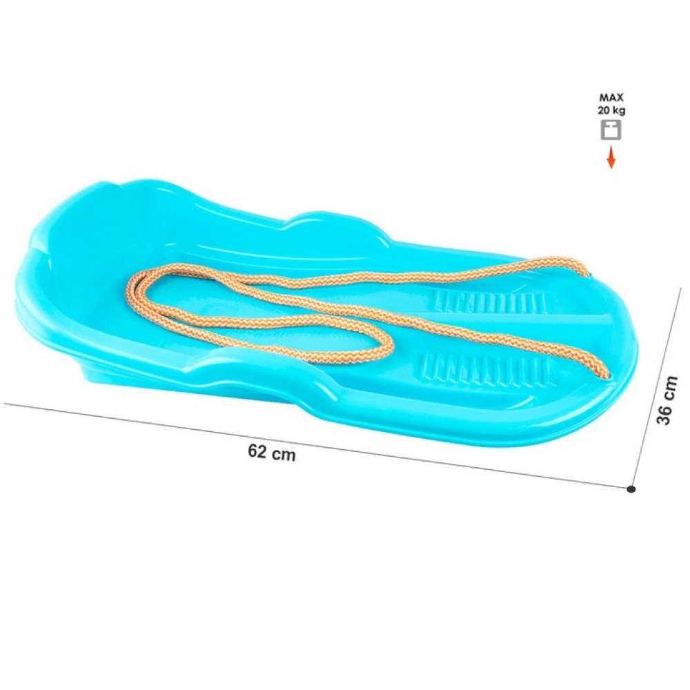 Сани-льодянка арт.6481 62 х 36 х 15.5 см Технок