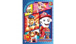 Пазли G-Toys   70 елем із серії  Paw Patrol  Щенячий патруль в коробці+плакат 19*13*3 см