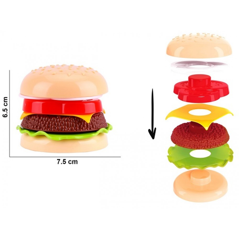 Пірамідка гамбургер ТехноК арт. 8690 розмір 6.5х7.5 см