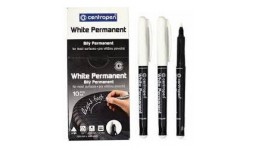 Маркер Centropen Permanent 2686 білий 1 2мм CD  White   (10 штук в упаковці)