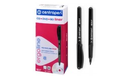 Маркер перманентний Centropen 4616-01  CD-Liner  чорний 0 6мм CD/DVD (10 штук в упаковці)